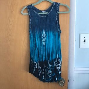 Blue loose top